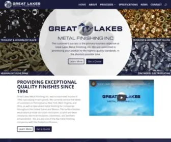 Goglmf.com(Great Lakes Metal Finishing Company) Screenshot