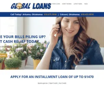 GoGloballoans.com(Global Loans) Screenshot