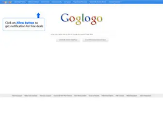 Goglogo.com(Create your OWN Google Search Page) Screenshot