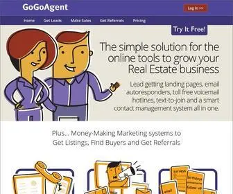 Gogoagent.com(Get Leads) Screenshot