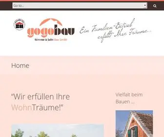 Gogobau.at(Wir gestalten auch Ihr Zuhause) Screenshot