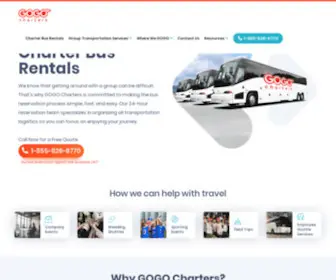 Gogocharters.com(GOGO Charters) Screenshot