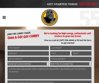 Gogocurryfranchise.com(Go Go Curry has established itself as an industry leader in an emerging culinary market) Screenshot