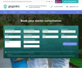 Gogodoc.com(General Practice Private Doctors to visit your London location within one hour. Gogodoc also) Screenshot