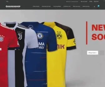 Gogogoshop.com(Cheap Soccer Jerseys Replica Soccer Jerseys $14.99 Free shipping) Screenshot