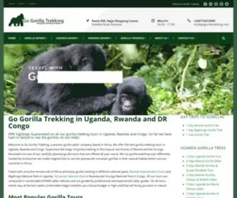 Gogorillatrekking.com(Go Gorilla Trekking) Screenshot