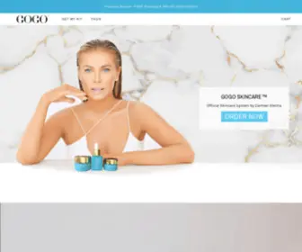 Gogoskincareworldwide.com(GOGO SKIN CARE by CARMEN ELECTRA) Screenshot