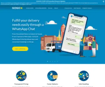 Gogovan.co.in(GOGOX (formerly GOGOVan)) Screenshot