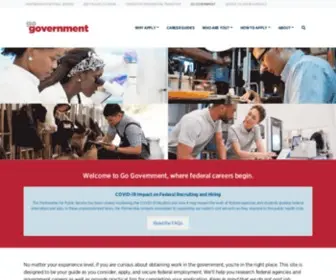 Gogovernment.org(The Partnership for Public Service) Screenshot