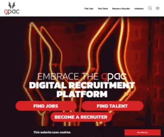Gogpac.com(The #1 Digital Recruitment Platform) Screenshot