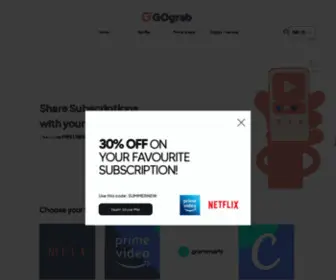 Gograb.live(HomePage) Screenshot