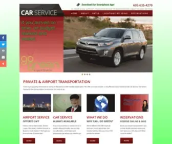 Gogreenairportshuttle.com(Boston Airport Transportation Service) Screenshot