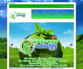 Gogreenandhealthy.com(South portland and portland) Screenshot