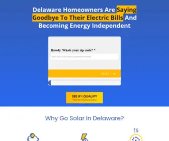 Gogreenindelaware.com(Delaware Solar Savings) Screenshot