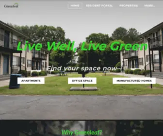 Gogreenleafmanagement.com(Greenleaf Property Management) Screenshot