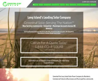 Gogreenleafsolar.com(Green Leaf Solar) Screenshot