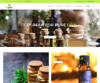 Gogreenoils.com(Gogreen For oils) Screenshot