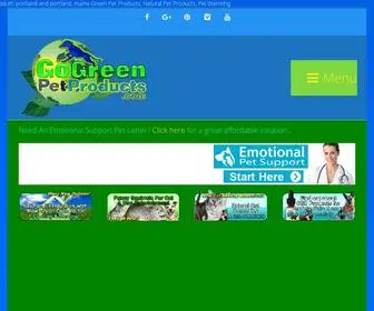 Gogreenpetproducts.com(South portland and portland) Screenshot