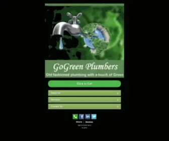 Gogreenplumbers.co.za(Go Green Plumbers) Screenshot
