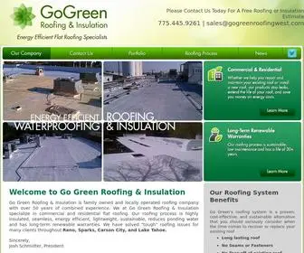 Gogreenroofingwest.com(Go Green Roofing) Screenshot