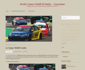 Gogygame.com(Berita Games Mobil di Dunia) Screenshot