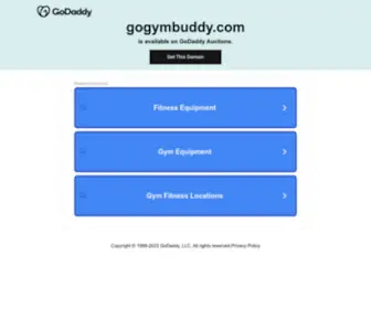 Gogymbuddy.com(gogymbuddy) Screenshot