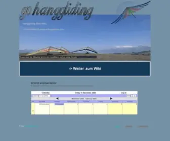 Gohanggliding.com(The gohanggliding websites) Screenshot