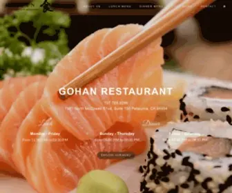 Gohanrestaurant.com(Gohanrestaurant) Screenshot