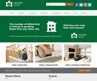 Gohba.ca(The Greater Ottawa Home Builders' Association (GOHBA)) Screenshot