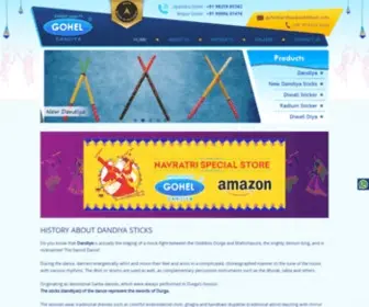 Goheldandiya.com(Dandiya) Screenshot