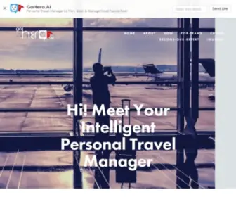 Gohero.ai(Home page) Screenshot