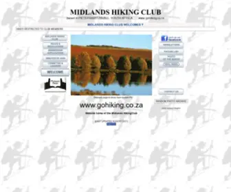 Gohiking.co.za(Midlands Hiking Club) Screenshot