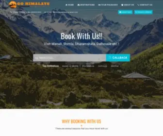 Gohimalayasholiday.com(Best Deal in Himachal Tour Packages) Screenshot