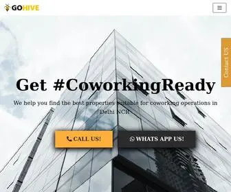 Gohive.work(Helping You Start Coworking Spaces) Screenshot