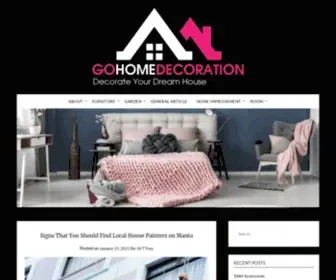 Gohomedecoration.com(Go Home Decoration) Screenshot