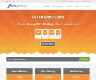 Gohost4U.com(Portal Home) Screenshot