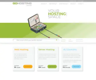 Gohosting.com.au(Your Space for Service) Screenshot