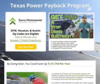 Gohoustonsolar.net(Do You Qualify) Screenshot