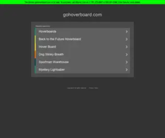 Gohoverboard.com(Gohoverboard) Screenshot