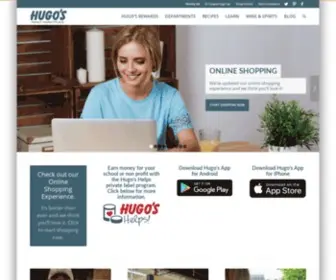 Gohugos.com(Hugo's Supermarkets) Screenshot