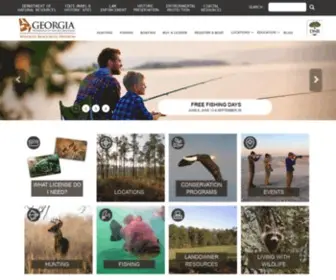 Gohuntgeorgia.com(Department Of Natural Resources Division) Screenshot