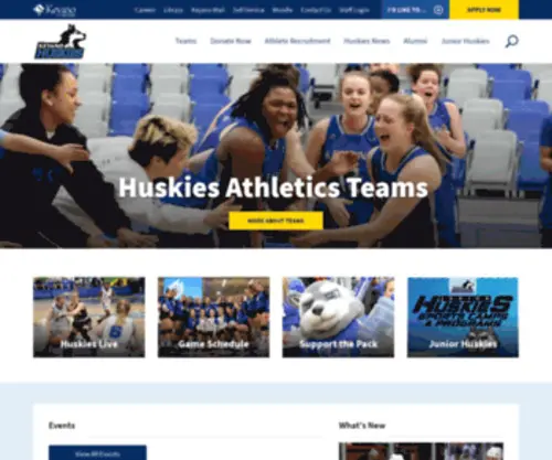 Gohuskies.ca(Keyano College Athletics) Screenshot