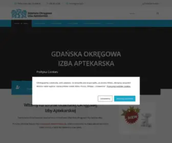 Goia.org.pl(Gdańska Okręgowa Izba Aptekarska) Screenshot