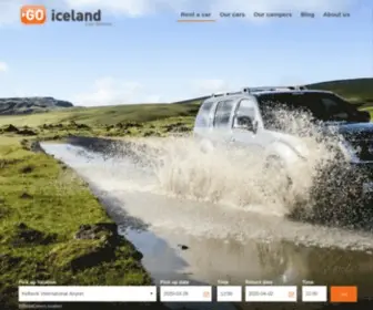 Goiceland.com(Go Iceland Car Rental) Screenshot