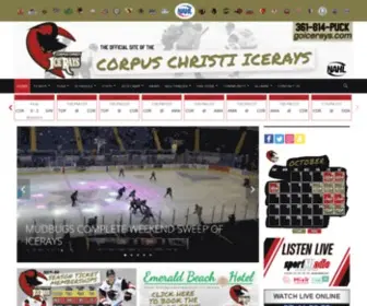 Goicerays.com(Corpus Christi IceRays) Screenshot