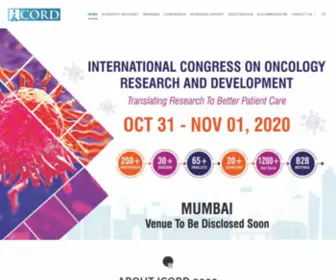 Goicord.com(International Cancer Immunotherapy Oncology Conference in New Delhi) Screenshot