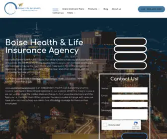 Goidahoinsurance.com(Boise Health & Life Insurance Agency) Screenshot