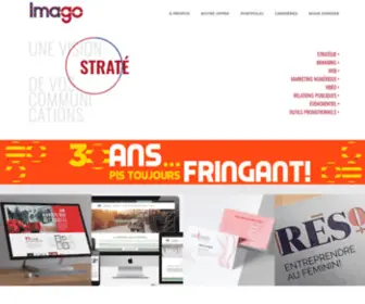 Goimago.com(Agence Imago Communication) Screenshot