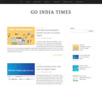 Goindiatimes.com(Go India Times) Screenshot