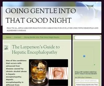 Goinggentleintothatgoodnight.com(Going Gentle Into That Good Night) Screenshot